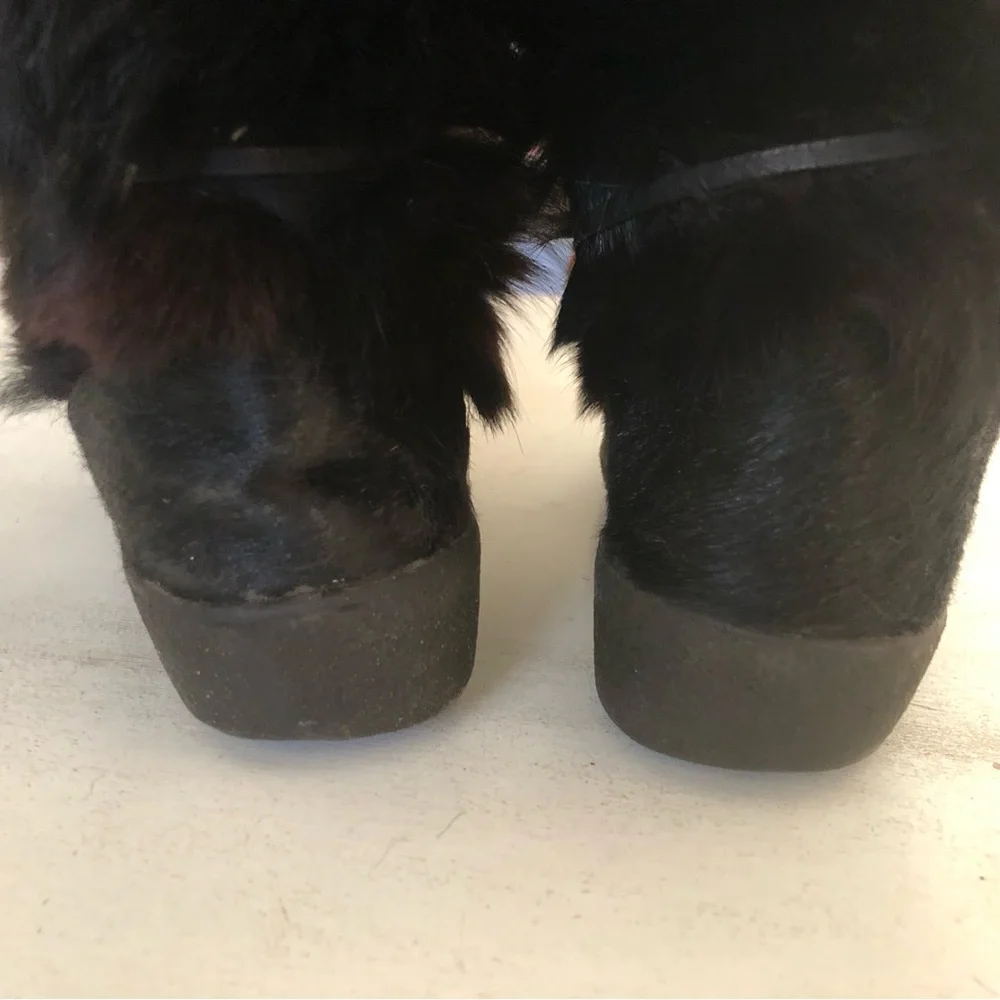 Pajar Black Fur-Lined Winter Boots Womens preowned size 8 - Picture 8 of 13